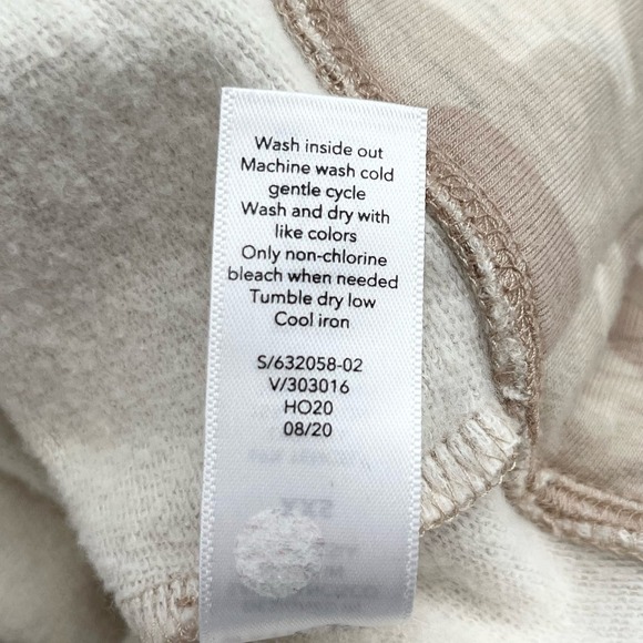 Athleta Studio To Street Print Sweatshirt Camo Lux Oatmeal Heather/Neutral, XXS - Picture 13 of 13